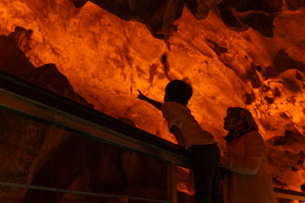 Spéléologie enfant